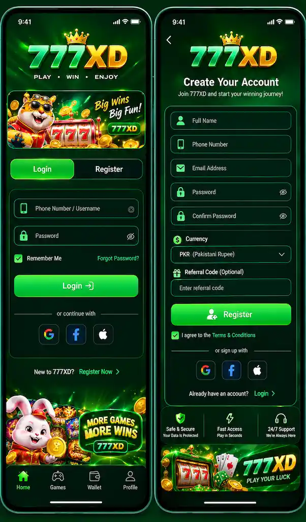 777XD Game interface image