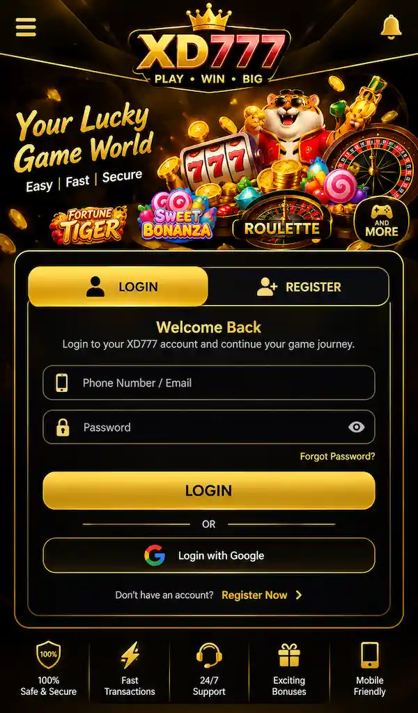 XD777 Game interface image