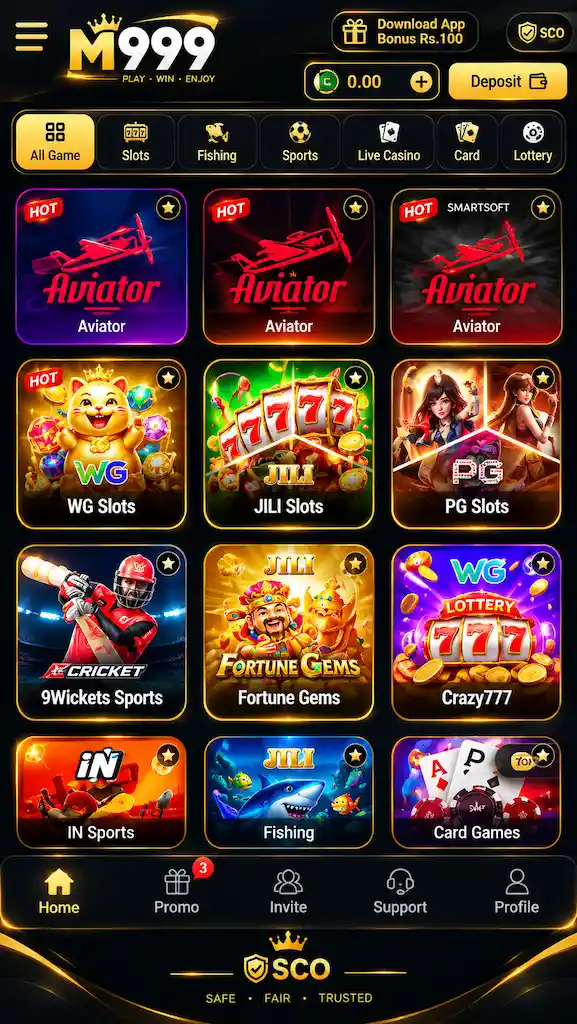 M999 Game interface image
