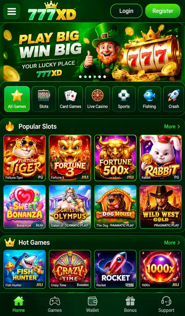 777XD Game interface image